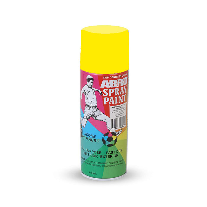 Pintura Spray ABRO Amarillo Fluorescente