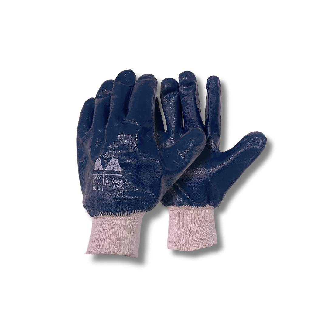 Guantes de Nitrilo y Jersy Azul Puño cerrado – GMG Suplidores