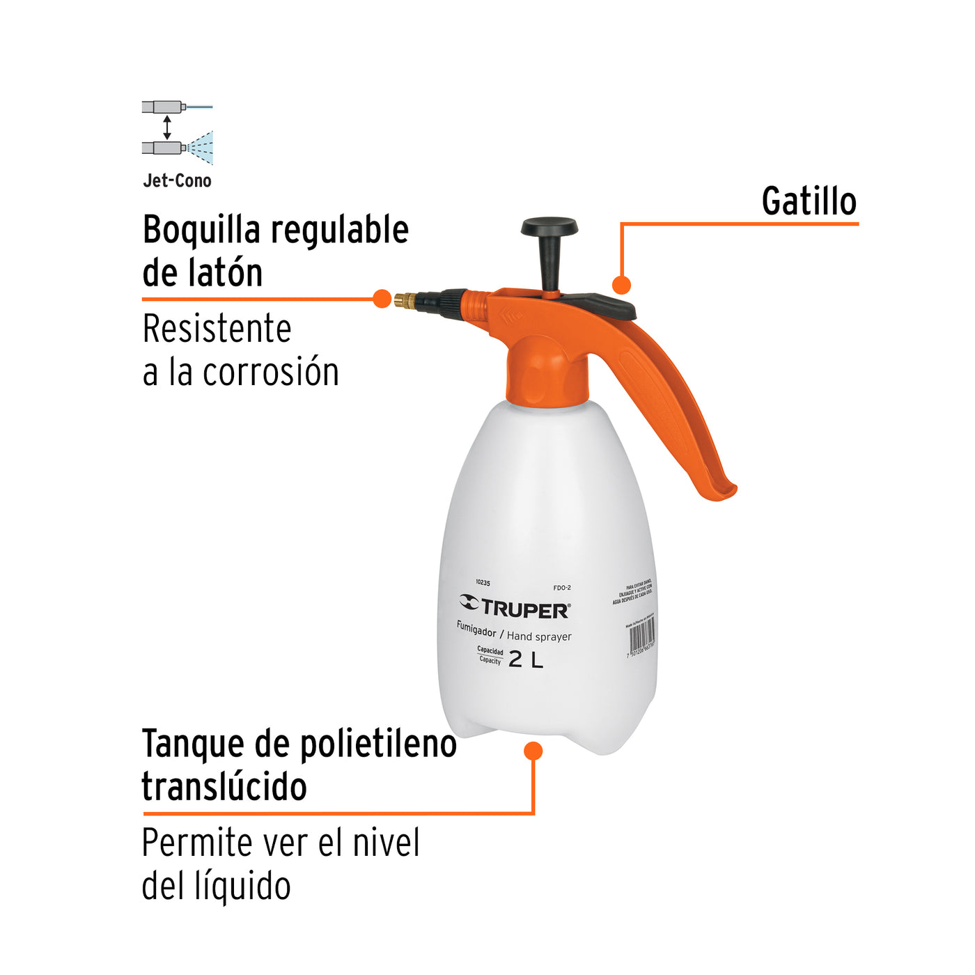 Bomba fumigadora 2 L – GMG Suplidores