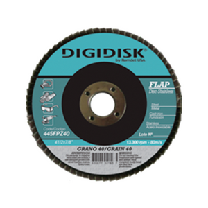 DISCO FLAP STAINLESS 41/2"X7/8" GRANO 80 DIGIDISK