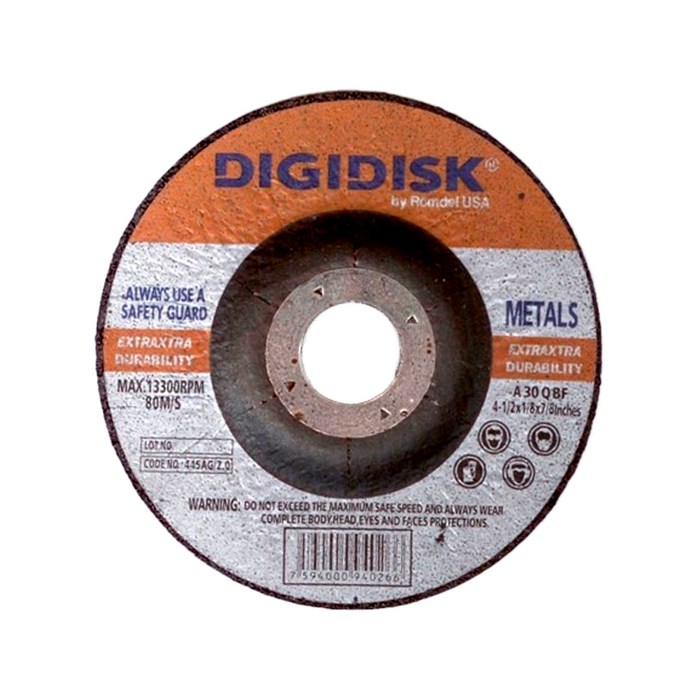 DISCO CORTE METAL (AG) 41/2X1/8X7/8 DIGIDISK